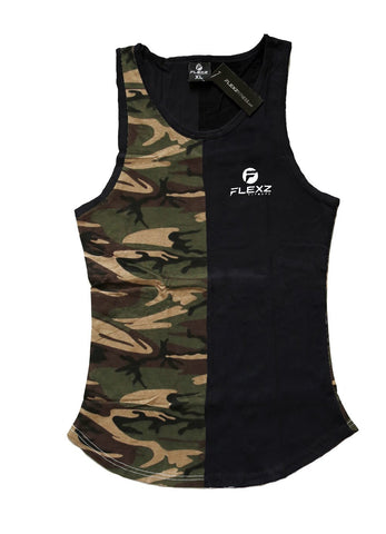 Camo Tank Top - Black/Camo - Flexz Fitness - 1