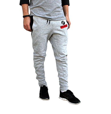 Gym Shark Fitted Sweatpants Bodybuilding - Gray - Flexz Fitness - 1