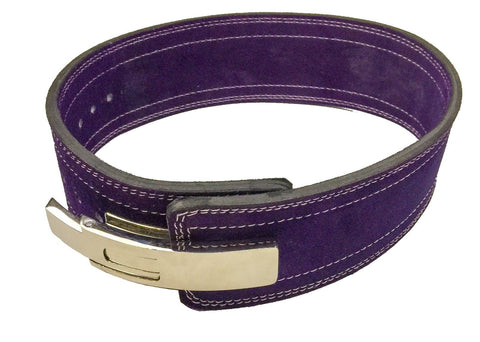Powerlifting Lever Buckle 10mm Belt - Purple - Flexz Fitness - 1