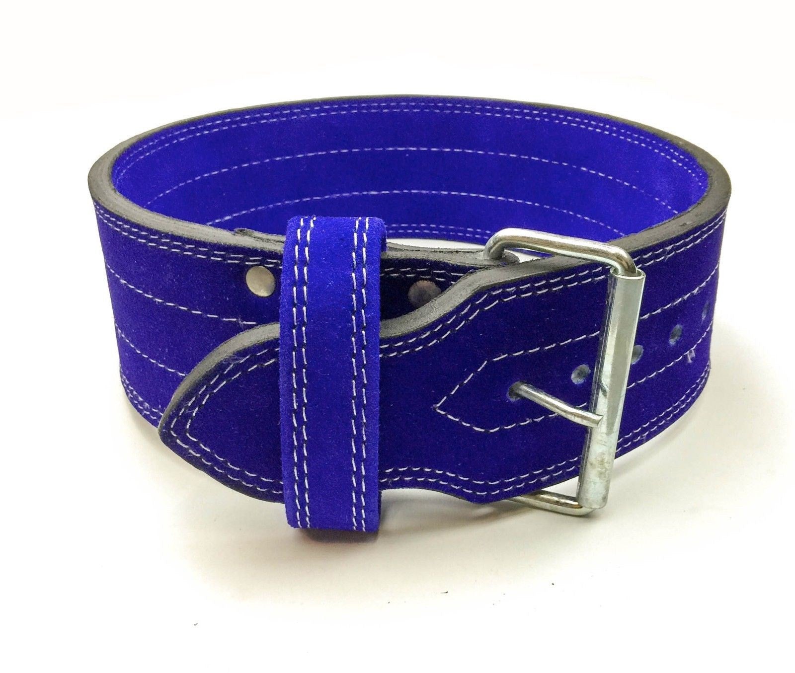 Single Prong Powerlifting 10mm Belt Blue Flexz Fitness