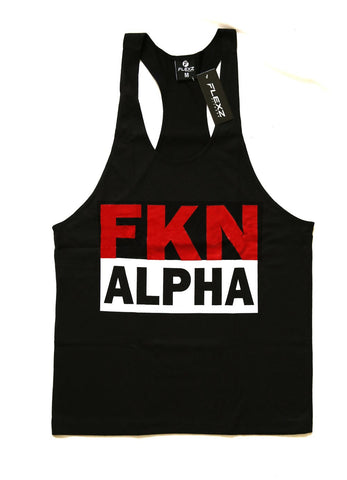 Fkn Alpha Singlet Racerback - Black - Flexz Fitness - 1