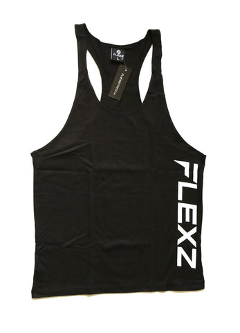 Flexz Singlet - Black/White - Flexz Fitness - 1