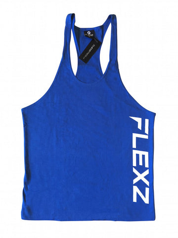 Flexz Singlet - Blue/White - Flexz Fitness - 1