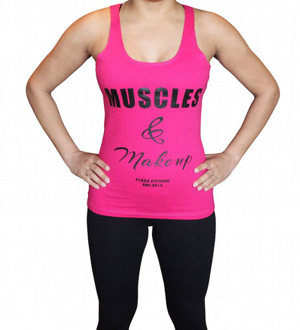 Muscles and Make Up Womens Tank Top - Flexz Fitness - 2