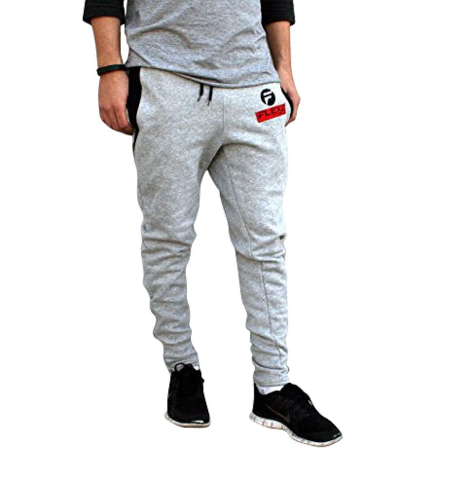 Gym Shark Fitted Sweatpants Bodybuilding - Gray