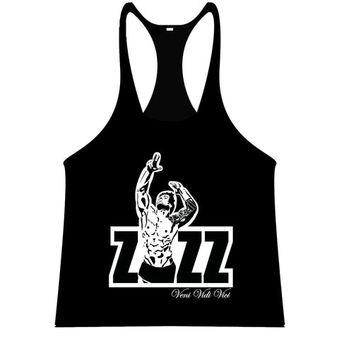 ZYZZ Official Singlet - Black/White - Flexz Fitness - 1