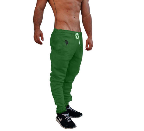 Gym Shark Fitted Sweatpants Bodybuilding - Green - Flexz Fitness