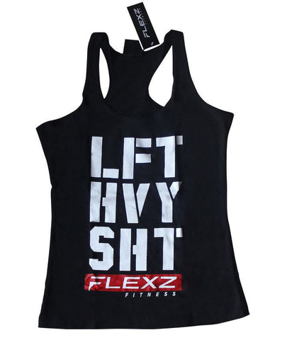 Black Lft Hvy Sht tank top - Women - Flexz Fitness - 1