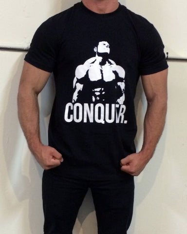Conquer T-Shirt - Black - Flexz Fitness - 2